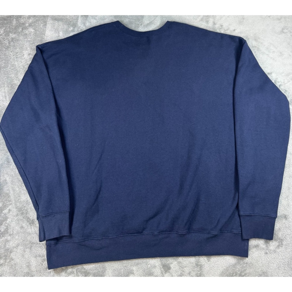 Disney Lilo & Stitch Elvis Model Citizen Graphic Sweatshirt Navy Large RN117508 - Picture 10 of 11